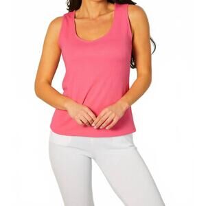 NEW ANGEL APPAREL bra-friendly tank in raspberry